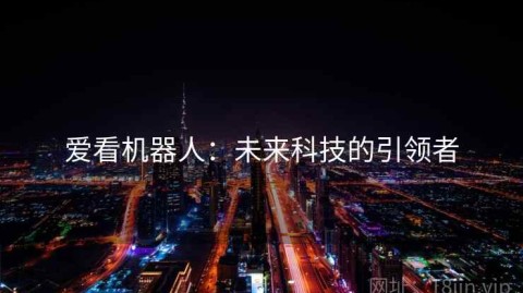 爱看机器人：未来科技的引领者